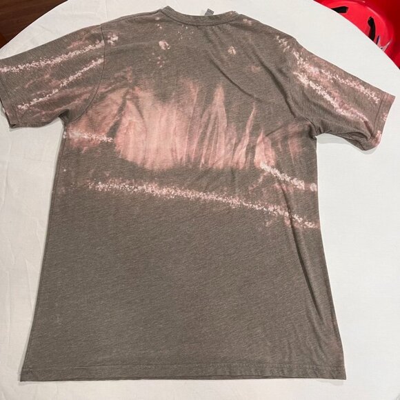 Next Level Bleached Bourbon Graphic Tee Floral Bottles Brown T-Shirt XL - Picture 9 of 10